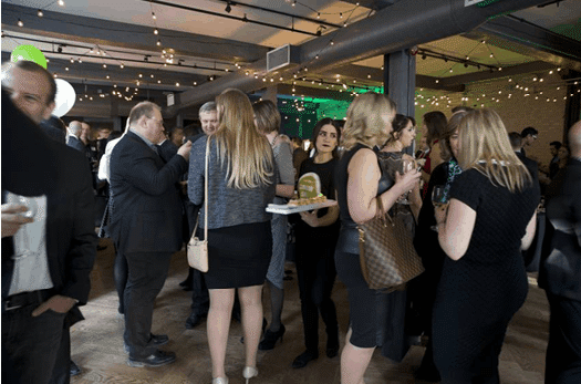   Our guests enjoying food, drink and music at The Storys Building 