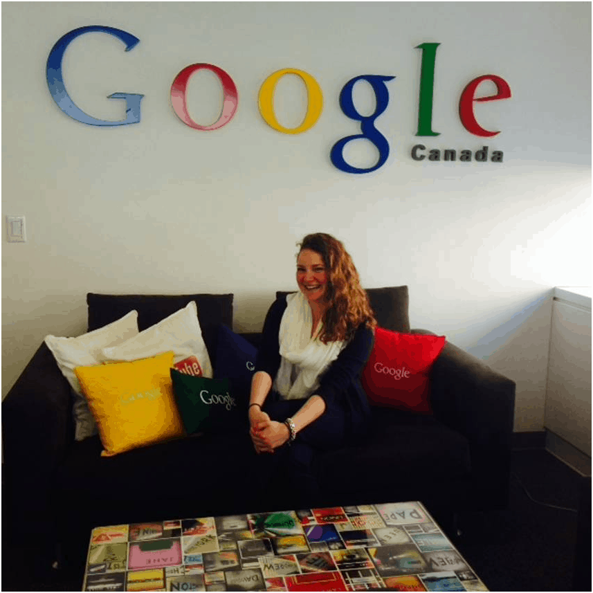  Sarah (Wilfrid Laurier) at The Google Office 