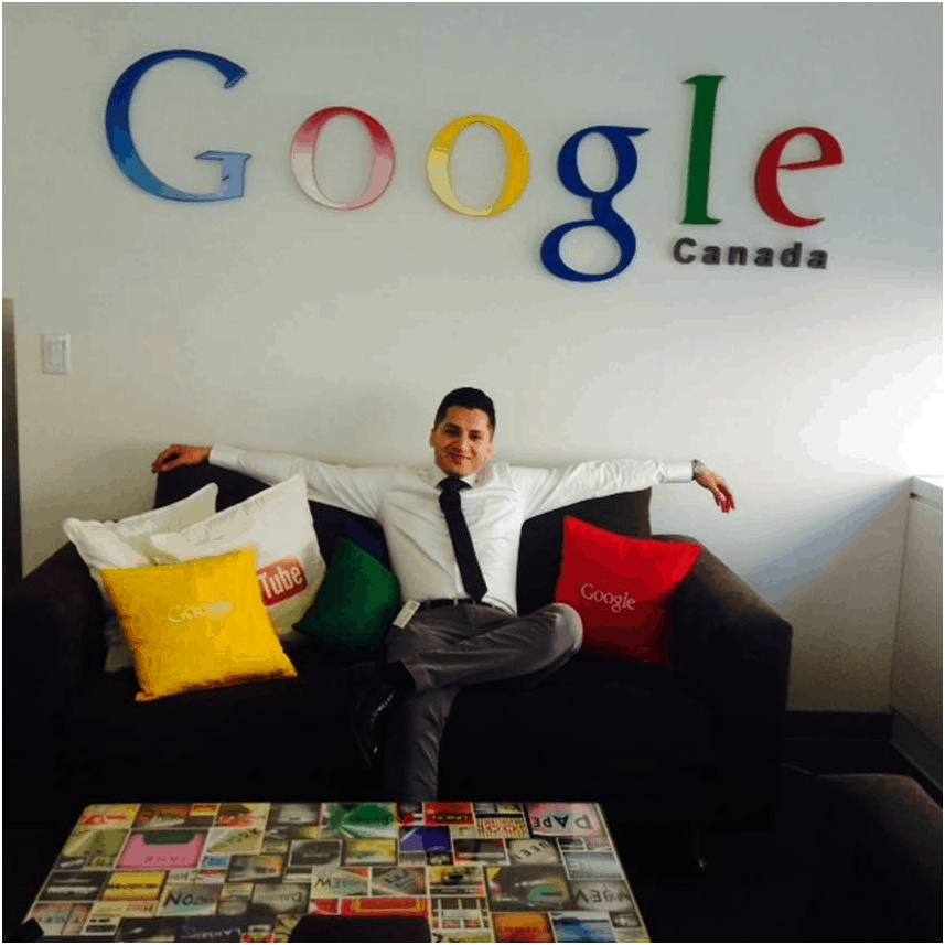  Aryan (The University of Toronto) at The Google Office 